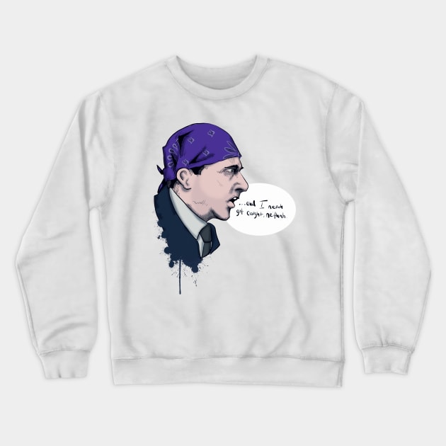 Prison Mike Crewneck Sweatshirt by LVBart